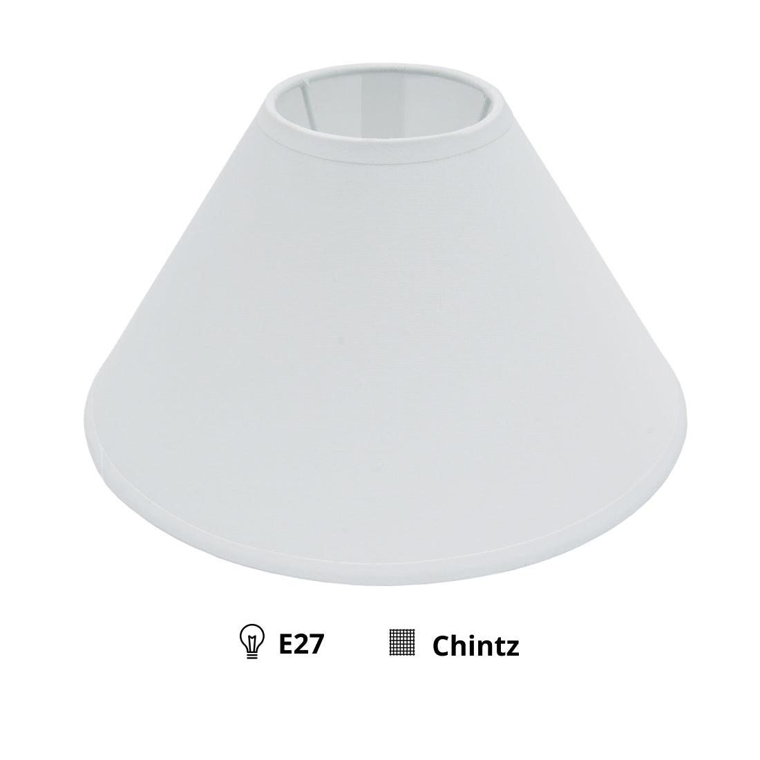 Various Lamp Shade Roof – Chintz - White - Ø25 cm