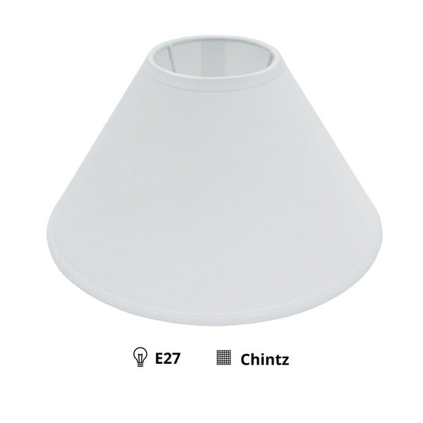 Various Lamp Shade Roof – Chintz - White - Ø25 cm