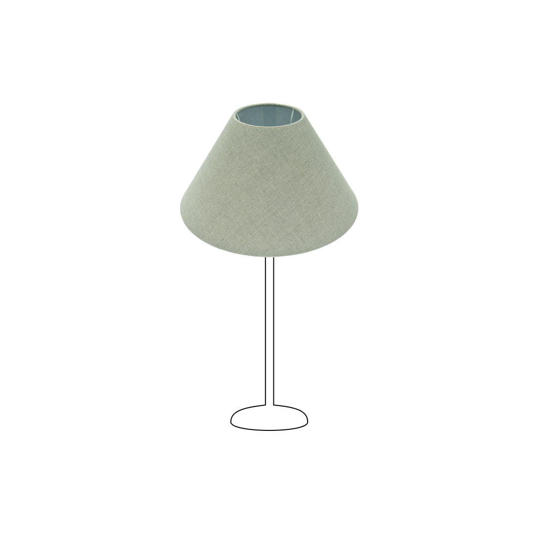 Various Gray Linen Lamp Shade (Ø25 cm) – Stylish & Timeless