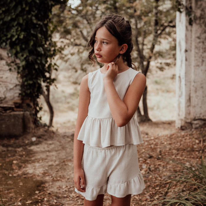 SILVER LUREX CULOTTE