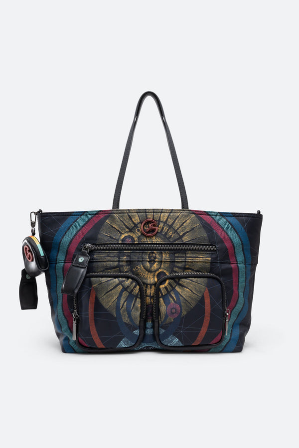 Reversible Shopping Bag Planetarium Black