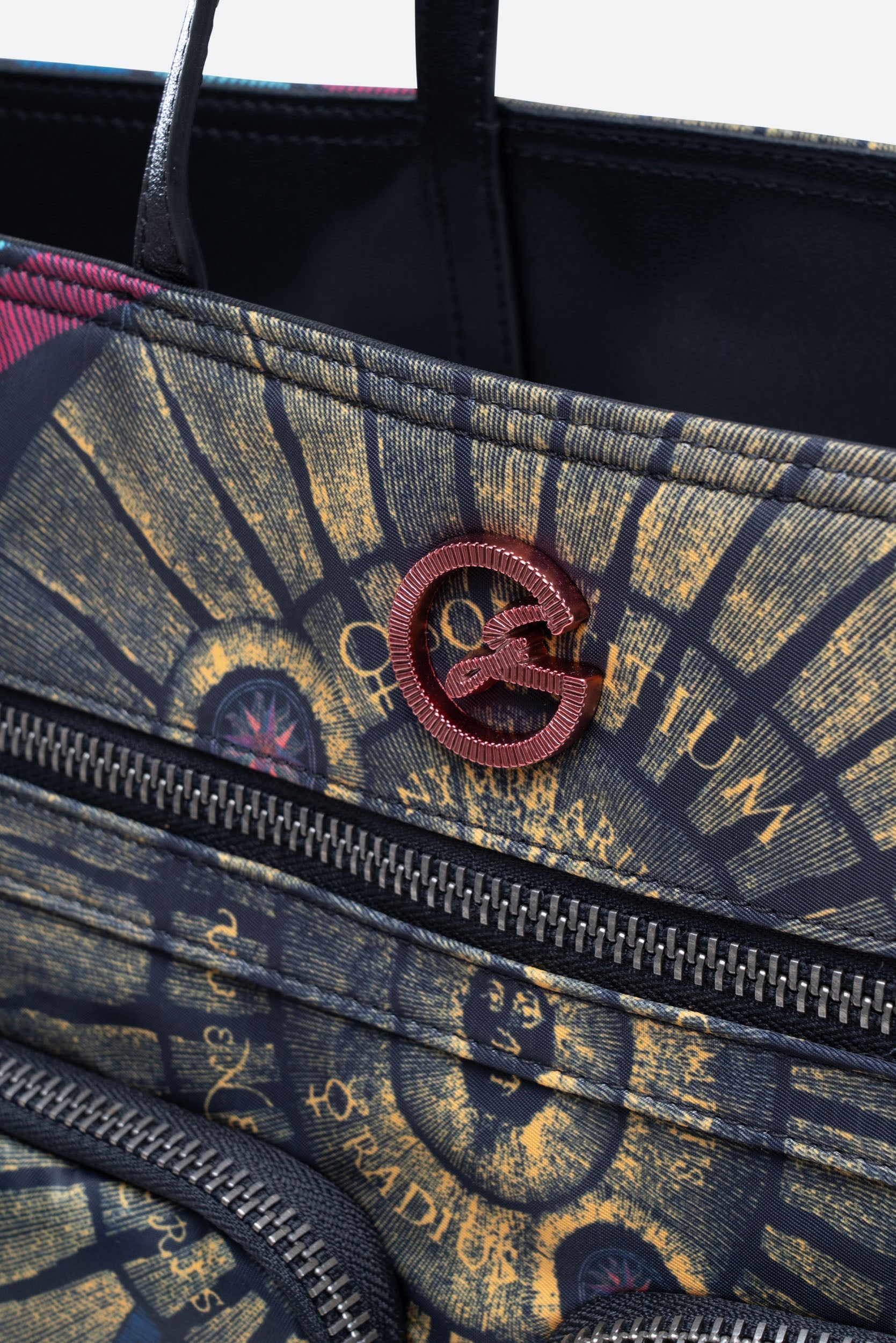 Omkeerbare boodschappentas Planetarium Zwart