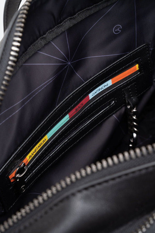 Bag with double front pocket