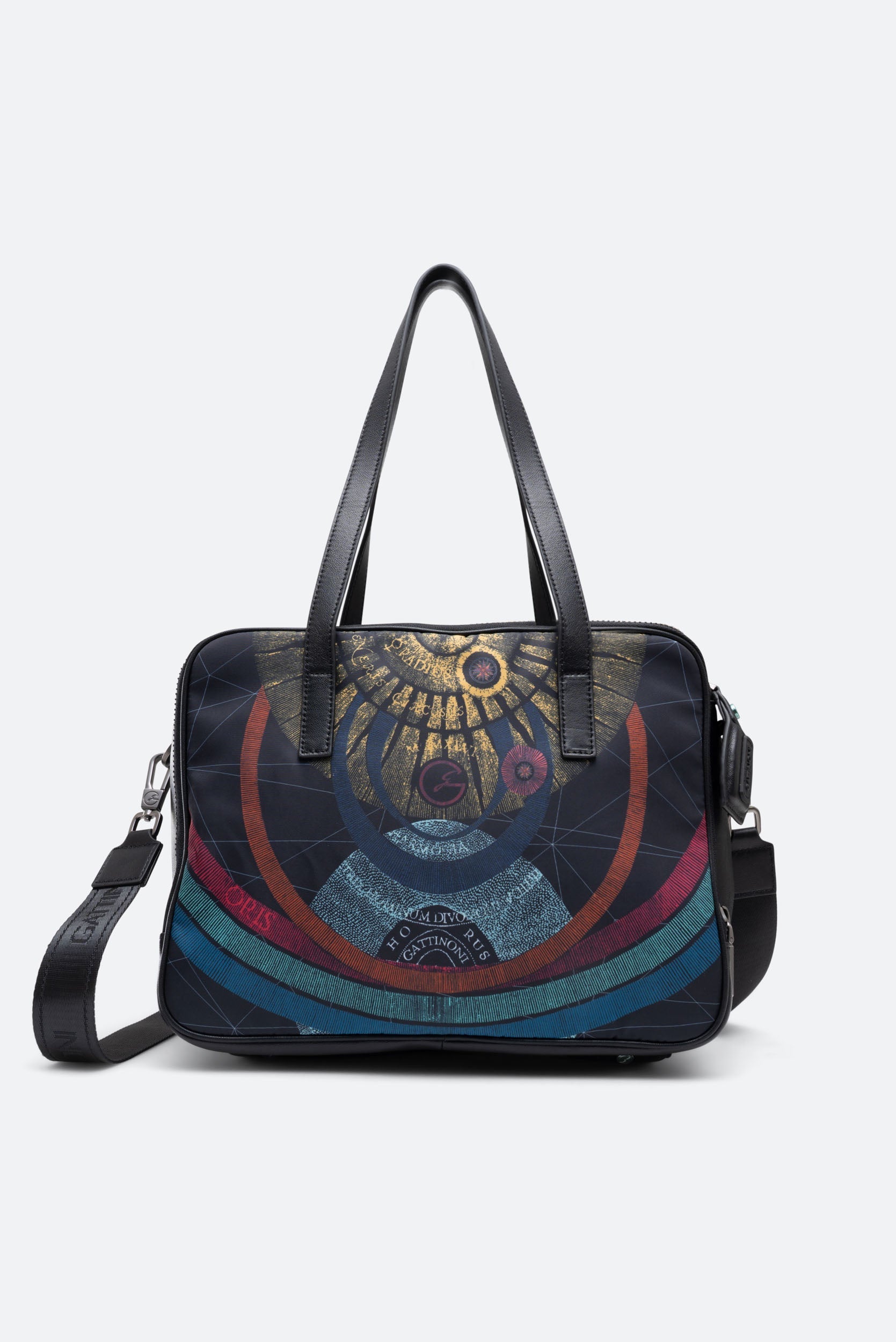 Bag with double front pocket