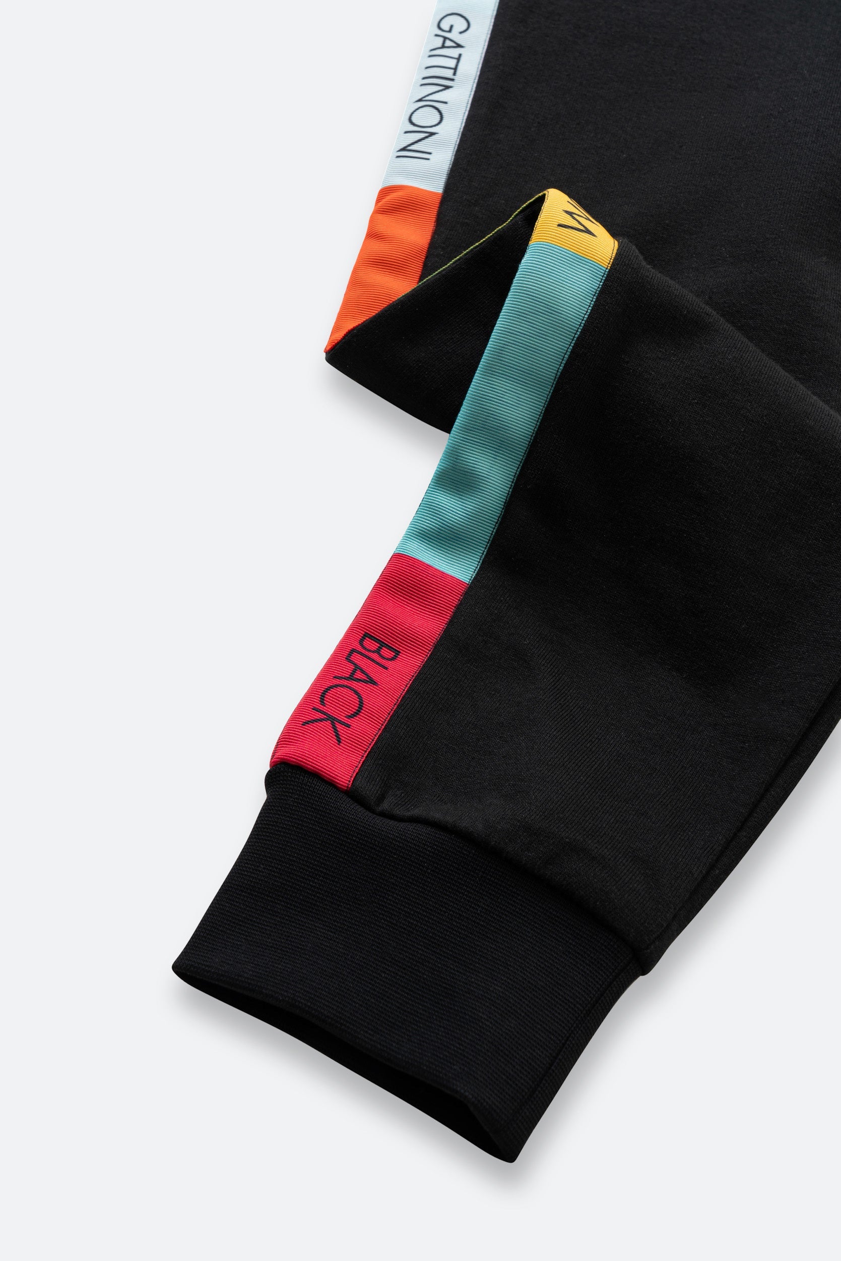 Black jogger pants with Planetarium Black stripe
