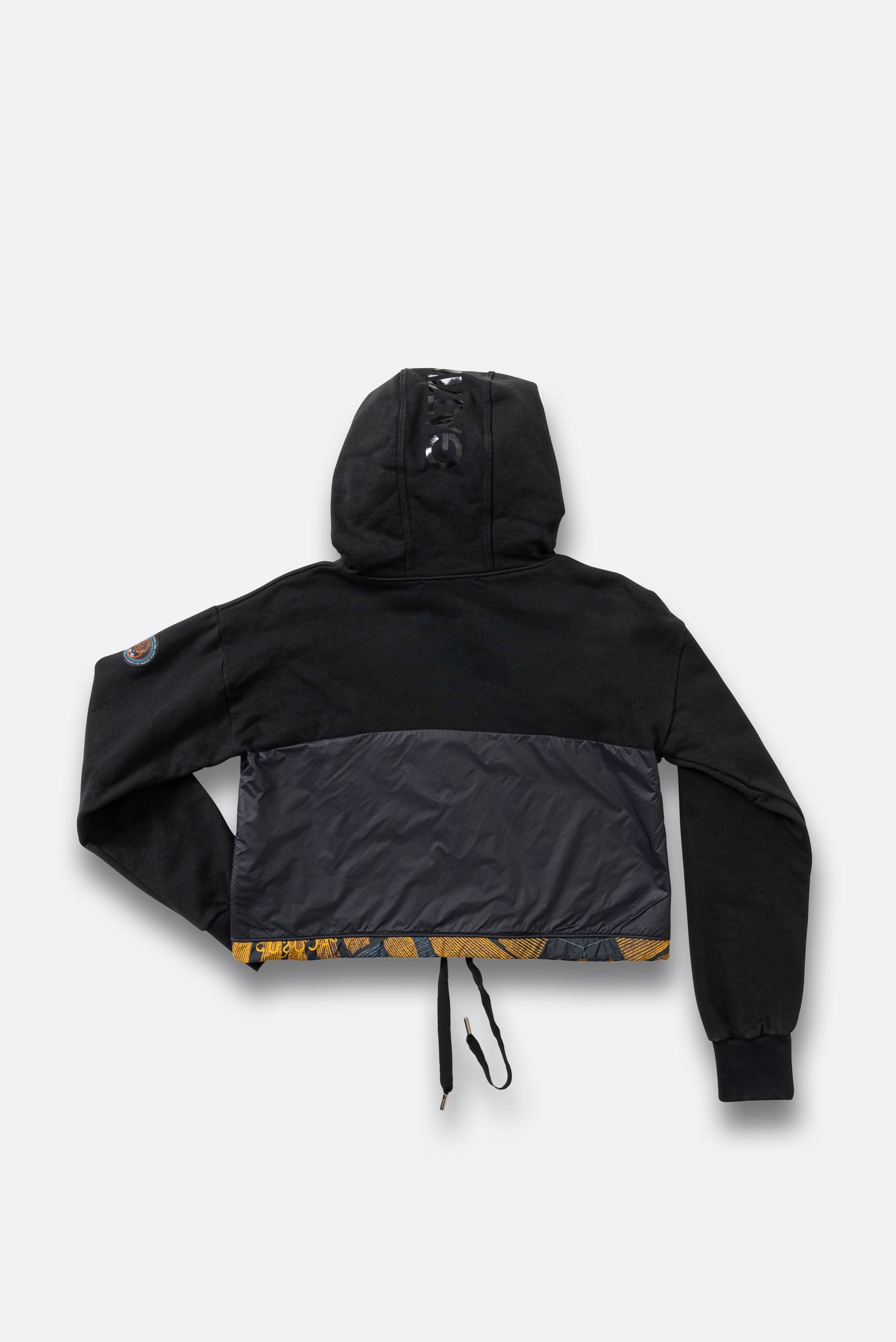 Printed Crop Hoodie