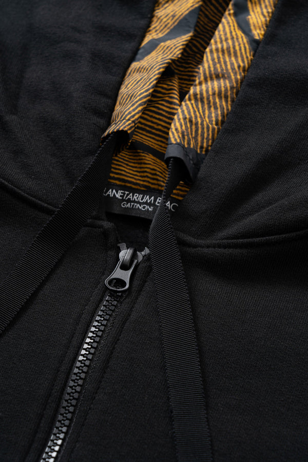 Geprinte Crop Hoodie