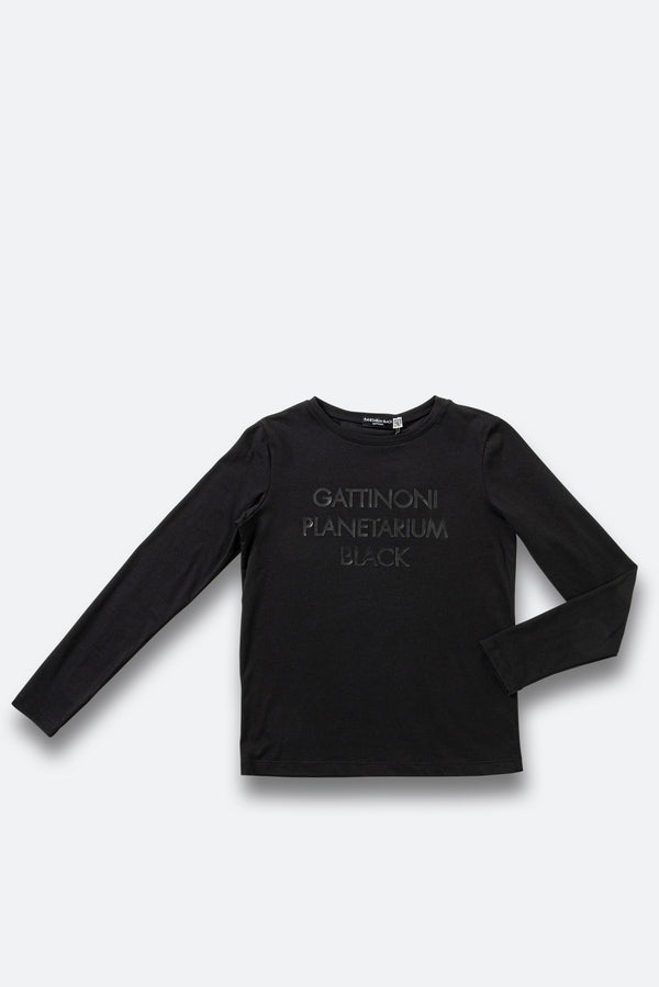 T-shirt with Planetarium Black Print