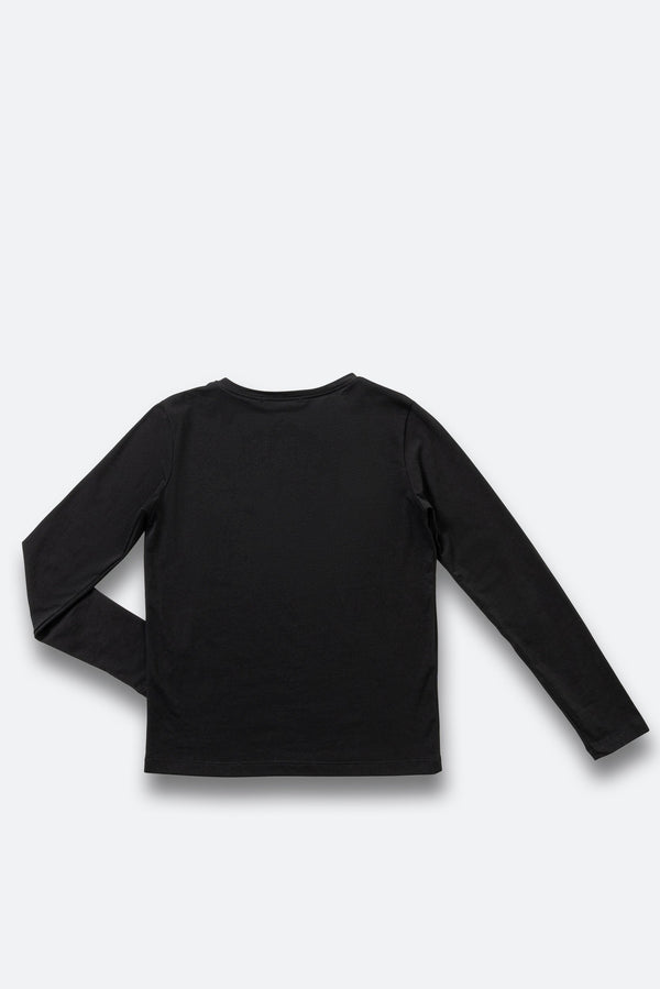 T-shirt met Planetarium Zwarte Print