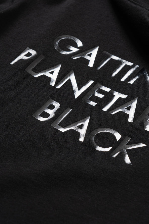 Majica s crnim printom planetarija