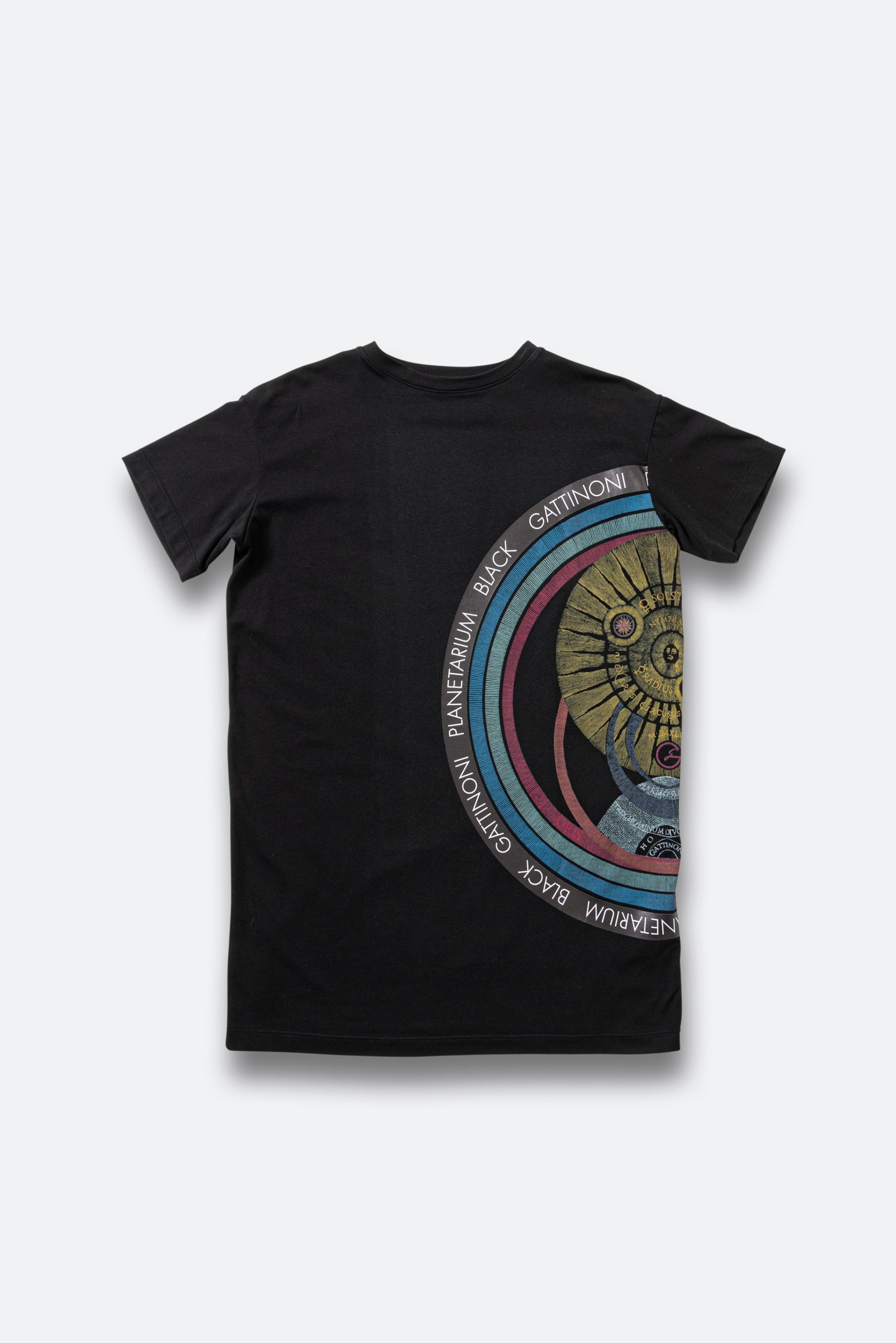 T-shirt logo cercle Planetarium Noir