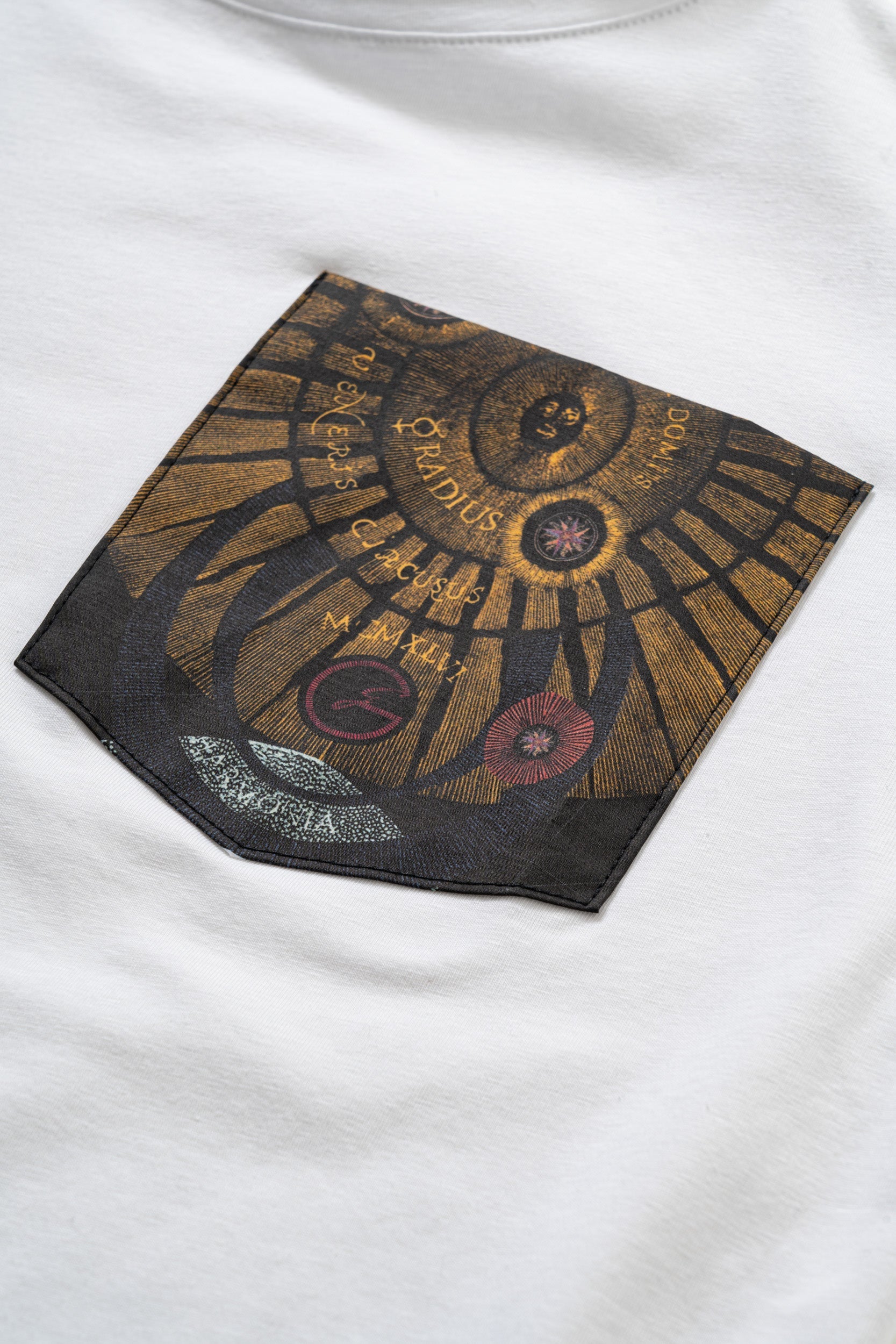 T-shirt with Printed Pocket