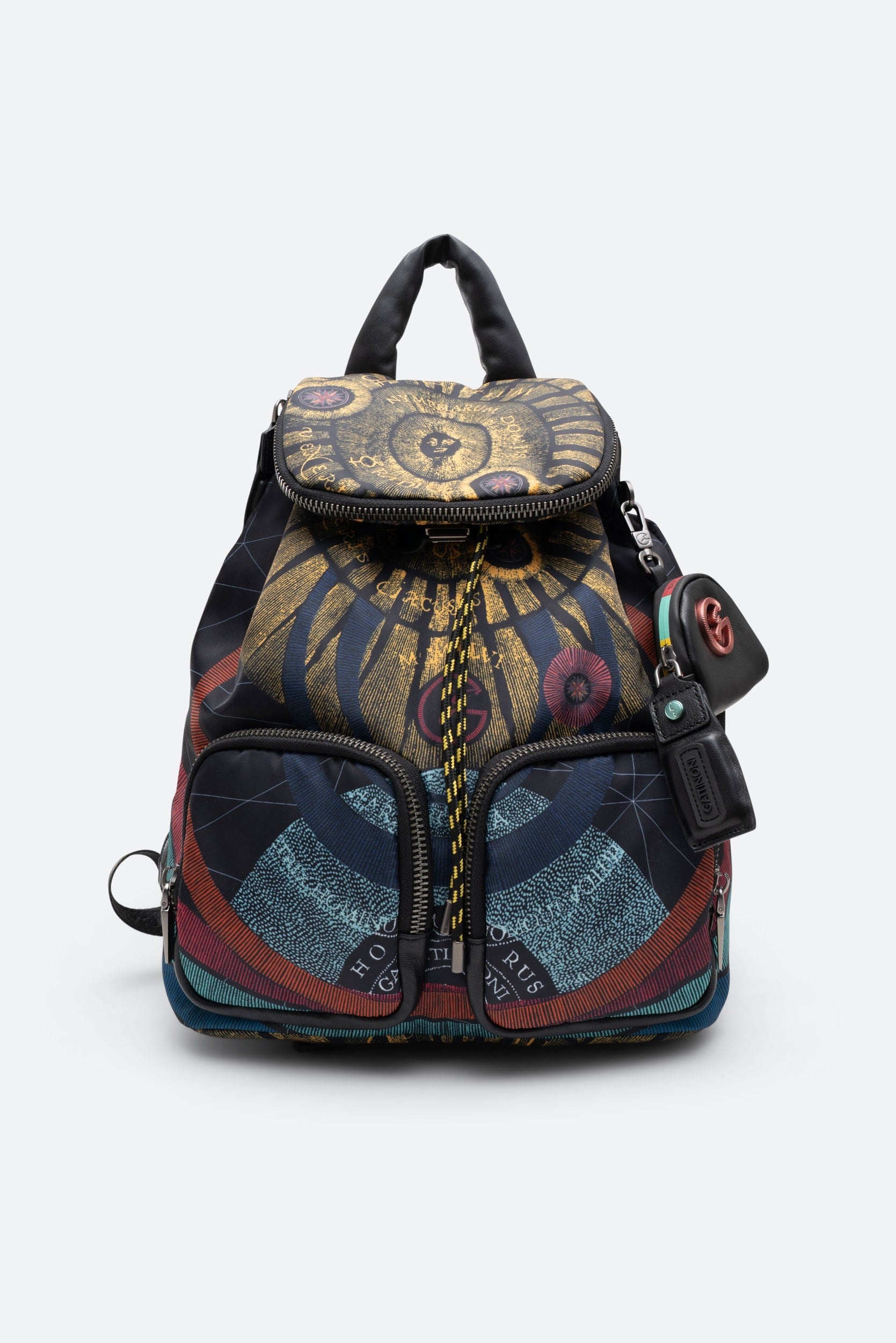 Planetarium Black Drawstring Backpack