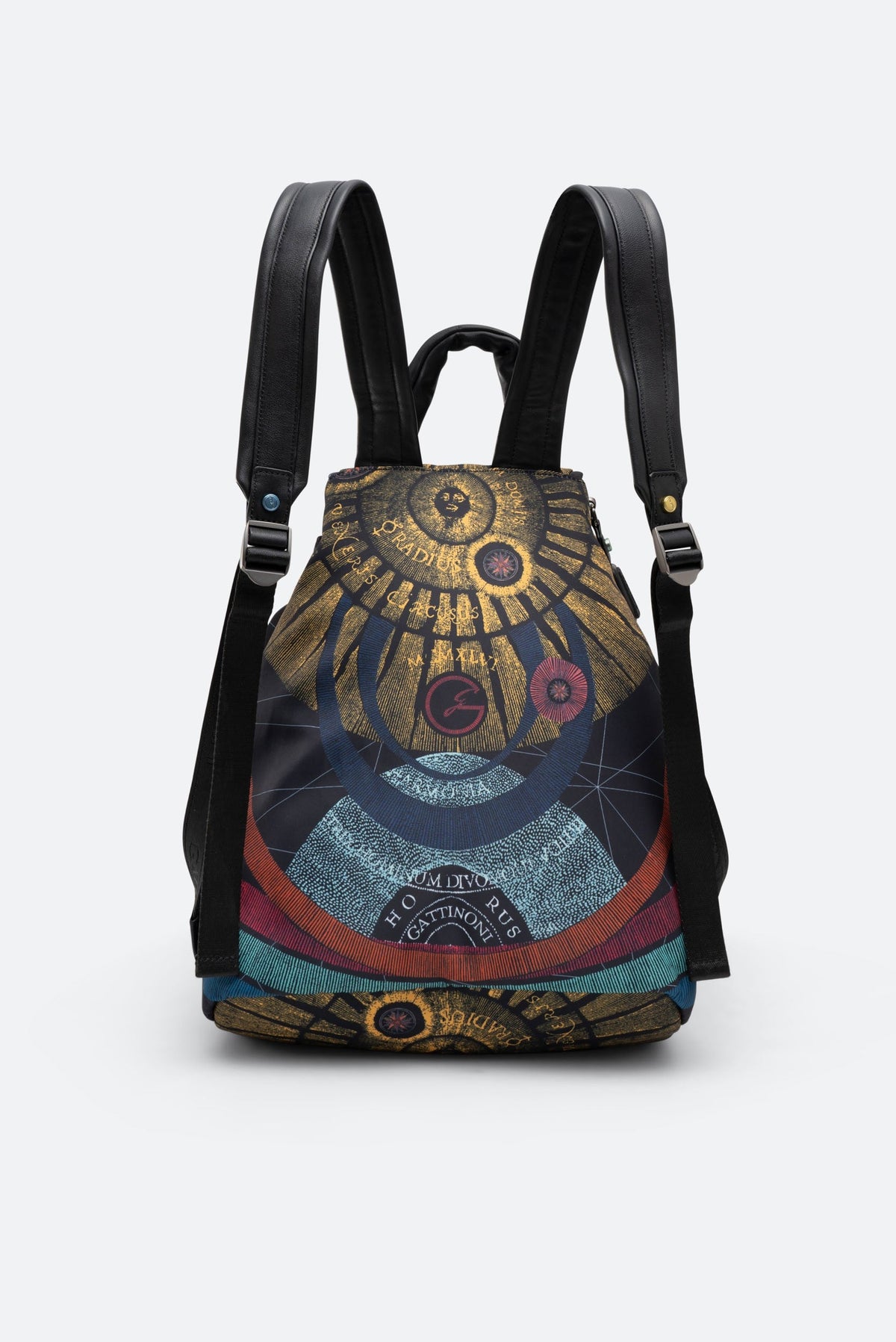 Planetarium Black Drawstring Backpack