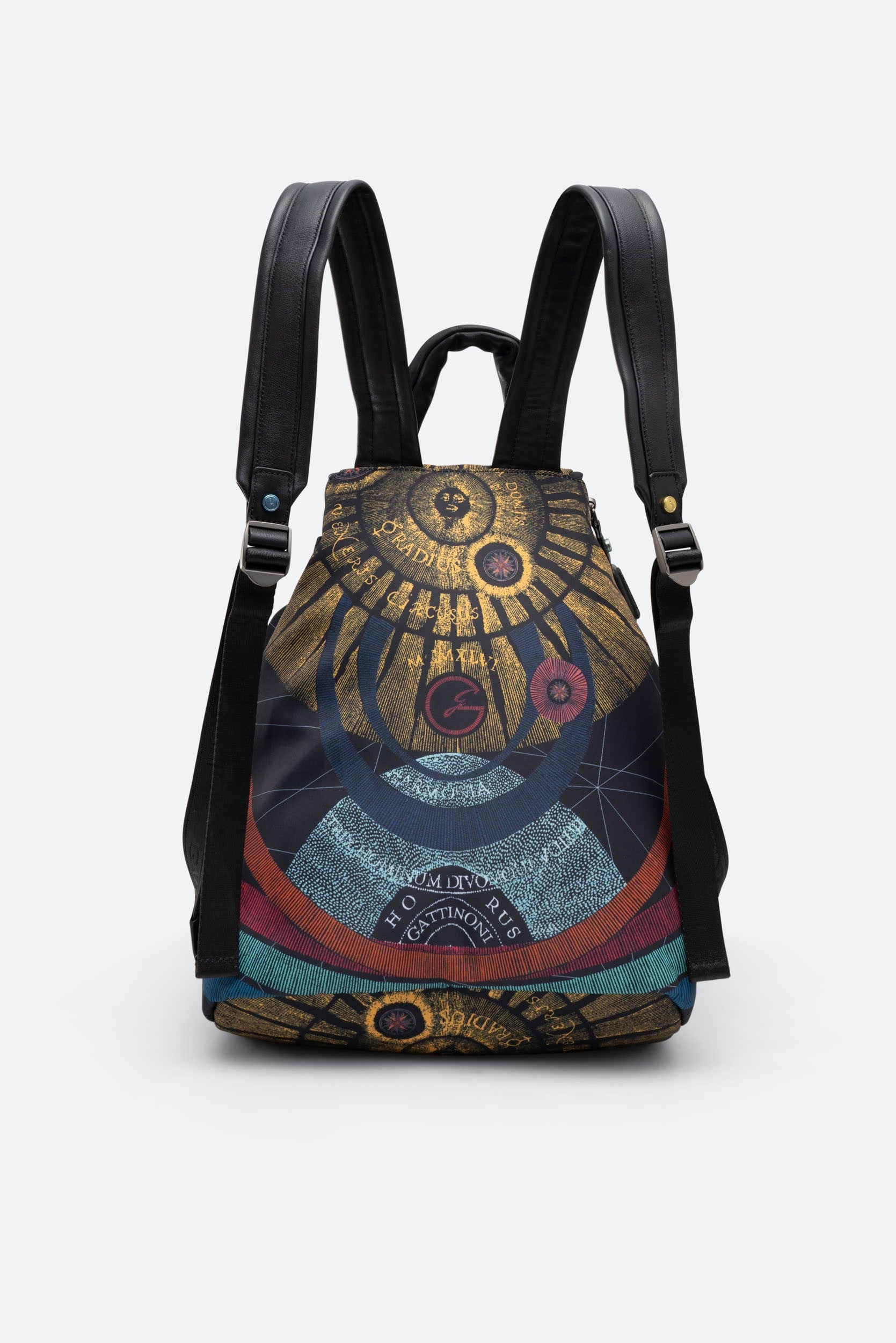 Planetarium Black Drawstring Backpack