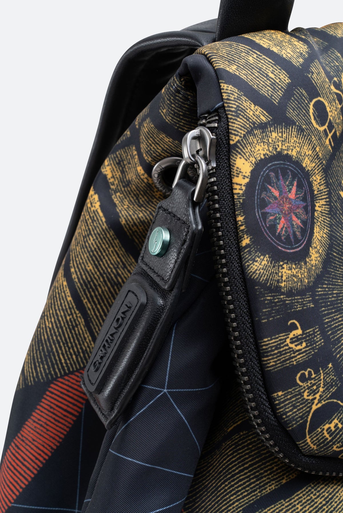 Planetarium Black Drawstring Backpack