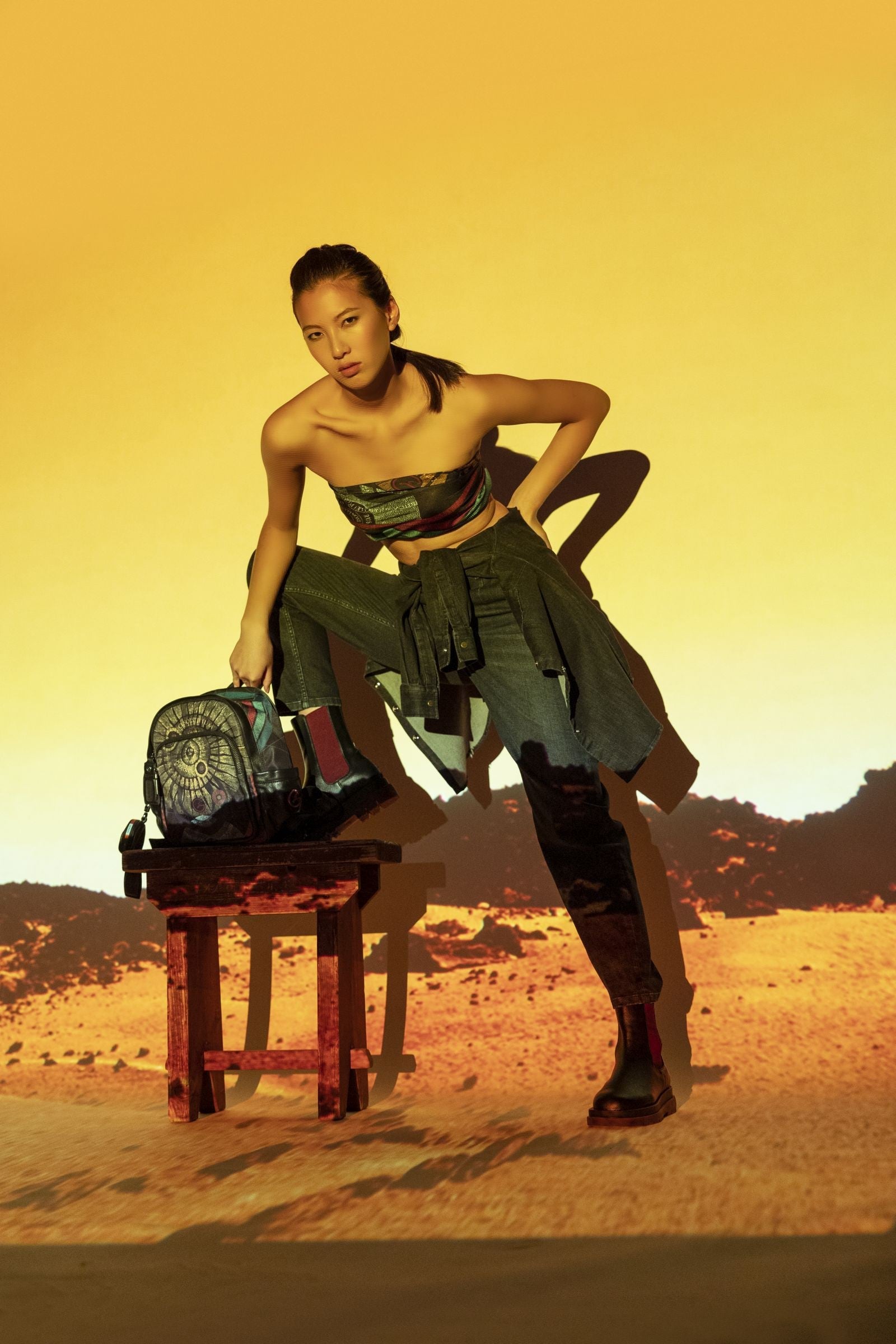 Small backpack planetarium black