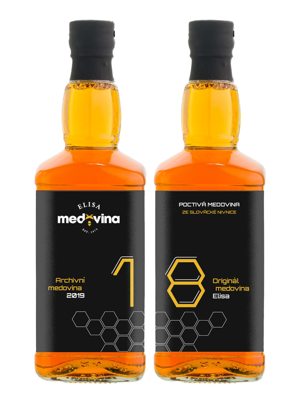 Dárek k 18. výročí - Medovina Elisa 2x 0,5 l 11%