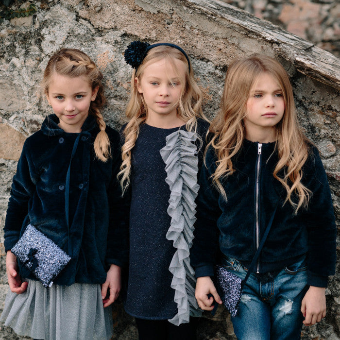 BLAUWE DUBBELKNOOPJAS