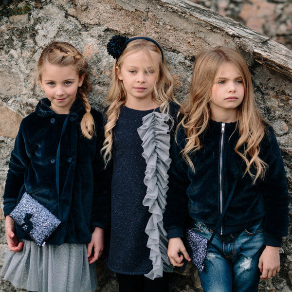 BLAUWE DUBBELKNOOPJAS