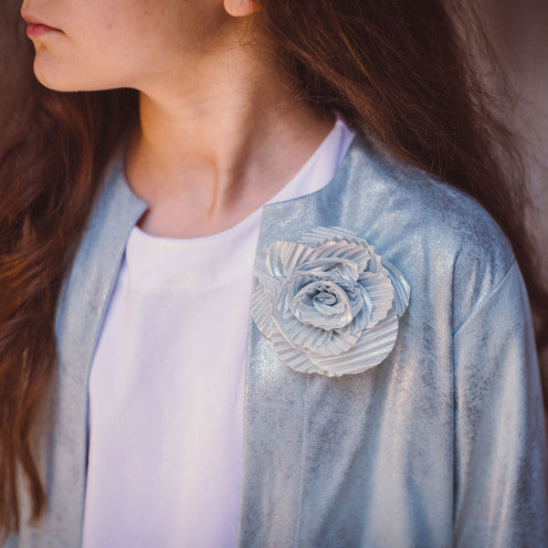 JACKET WITH TRUMPET SLEEVE