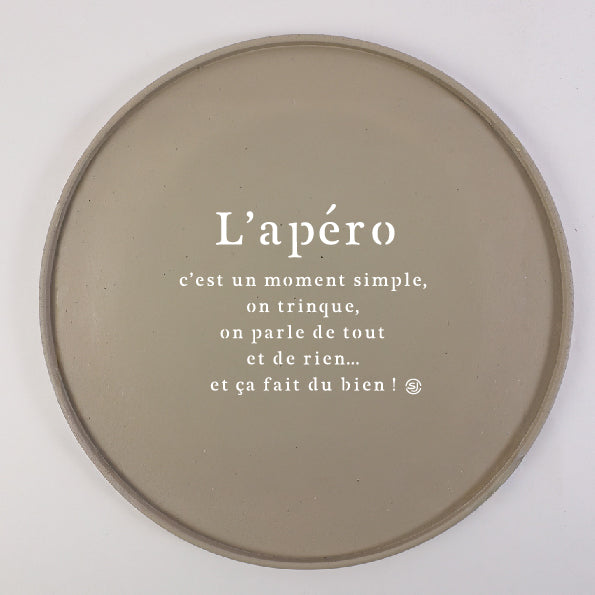 Round Cork Tray for Appetizers
