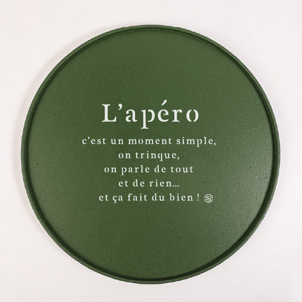 Round Cork Tray for Appetizers