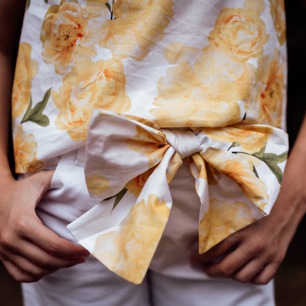 PEONY PRINT SASH