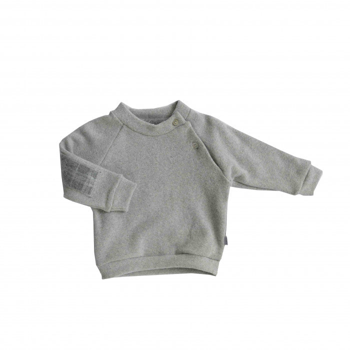 WARM COTTON SWEATER WITH PATCHES