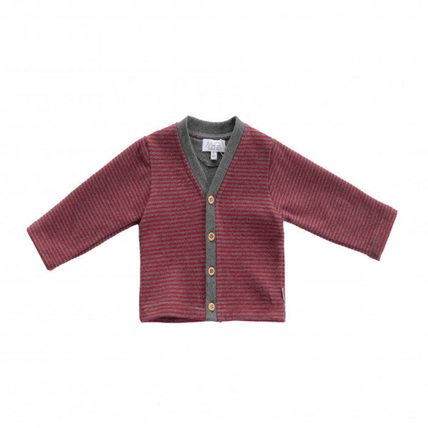 CARDIGAN RAYÉ