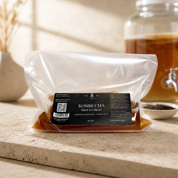 Kombucha Black Tea Blend – startér (Ceylon 40 % / Assam 60 %) 500ml