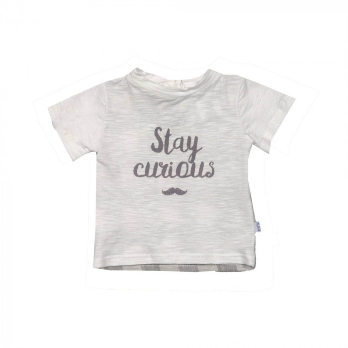 T-SHIRT PRINT 'STAY CURIOUS'