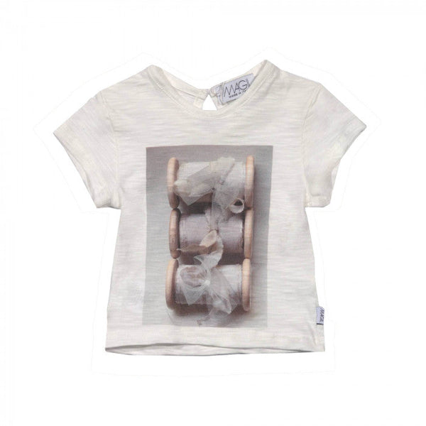 RIBBON PRINT T-SHIRT