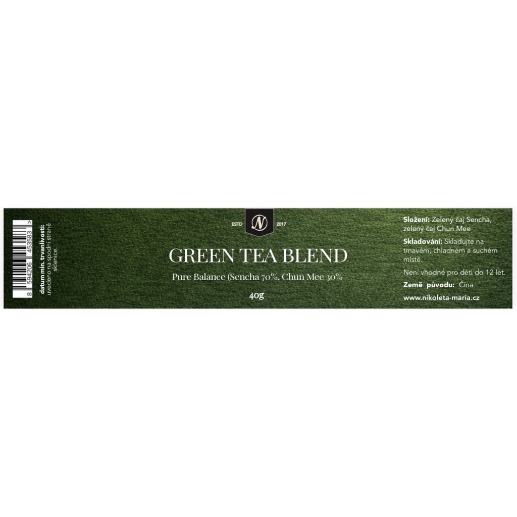 Green Tea Blend – Pure Balance (Sencha 70% / Chun Mee 30%) 40g