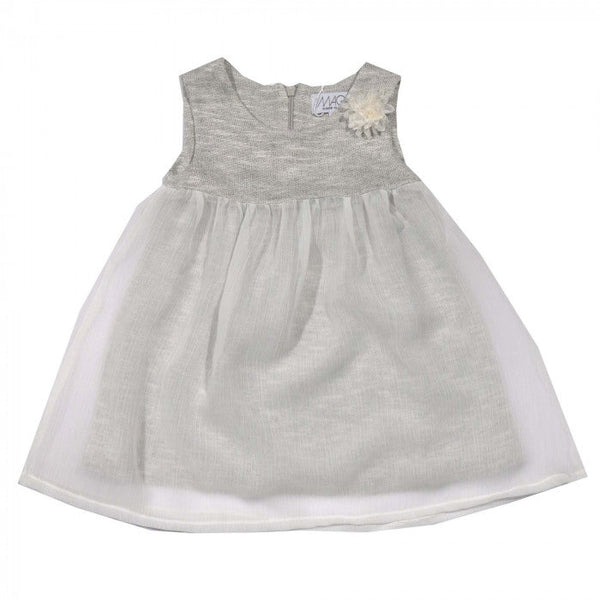GRAY FLEECE DRESS