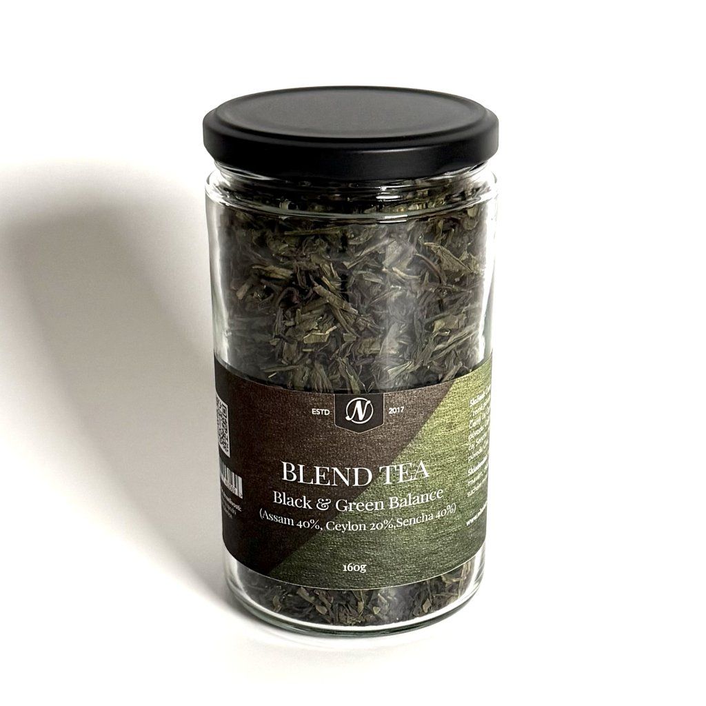 Tea Blend – Black & Green Balance (Assam / Ceylon / Sencha) 160g