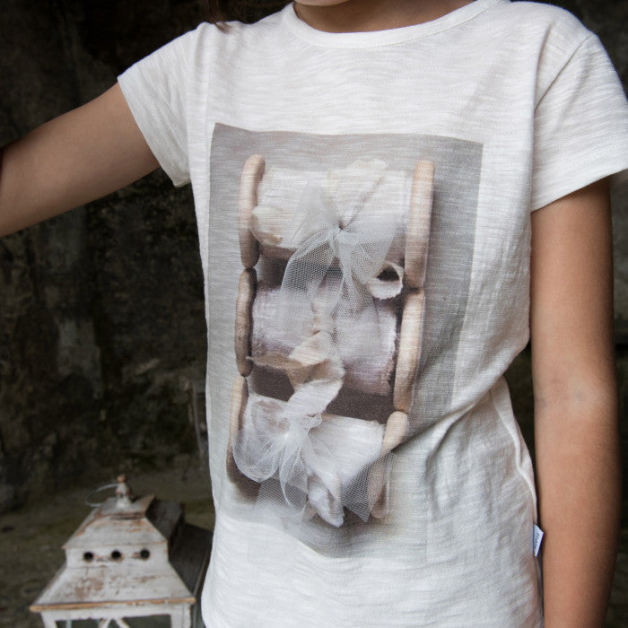 SIVA TRAKA PRINT MAJICA