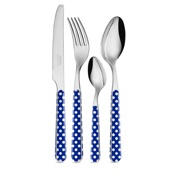 Set of 24 Pieces - Blue Dots BD14053B
