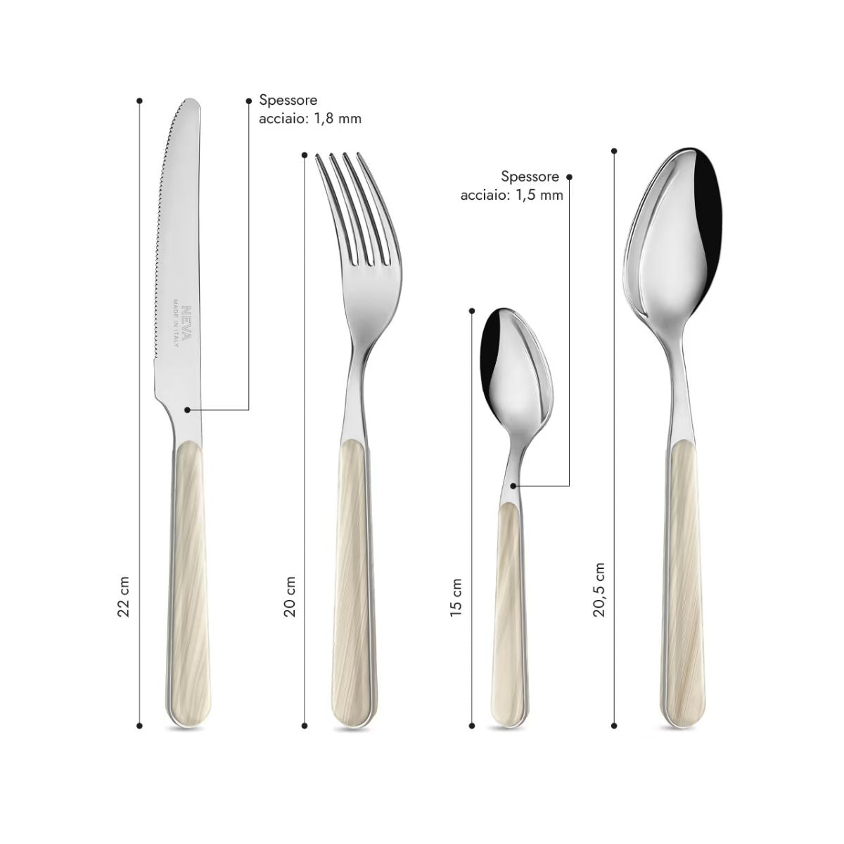 24 Piece Set - Ivory Fir BD15500AV