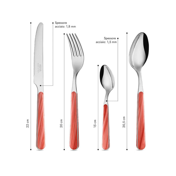 24-Piece Set - Coral Pink Fir BD15500PC