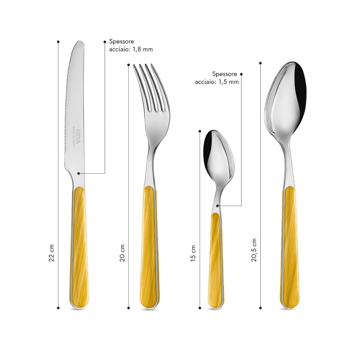Set of 24 Pieces - Yellow Fir BD15500Y