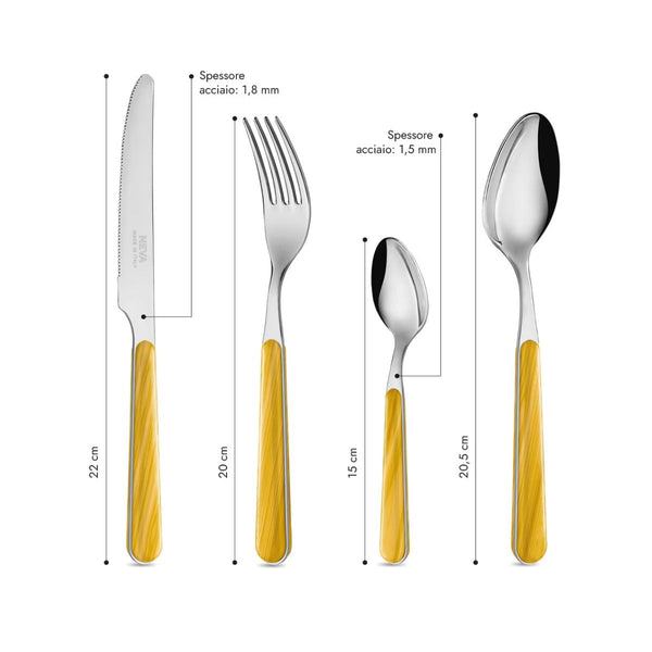 Set of 24 Pieces - Yellow Fir BD15500Y