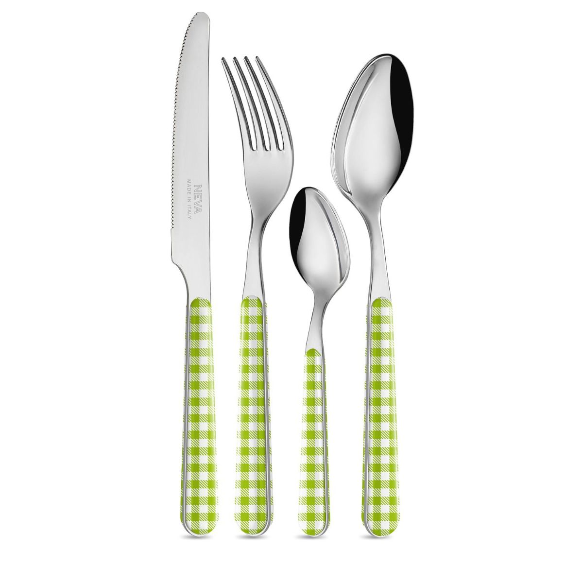 Set of 24 Pieces - Green Tableware BD14055G