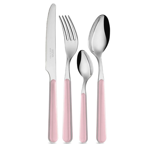 Set of 24 Pieces - Solid Dusty Pink LD14117PLM - Neva