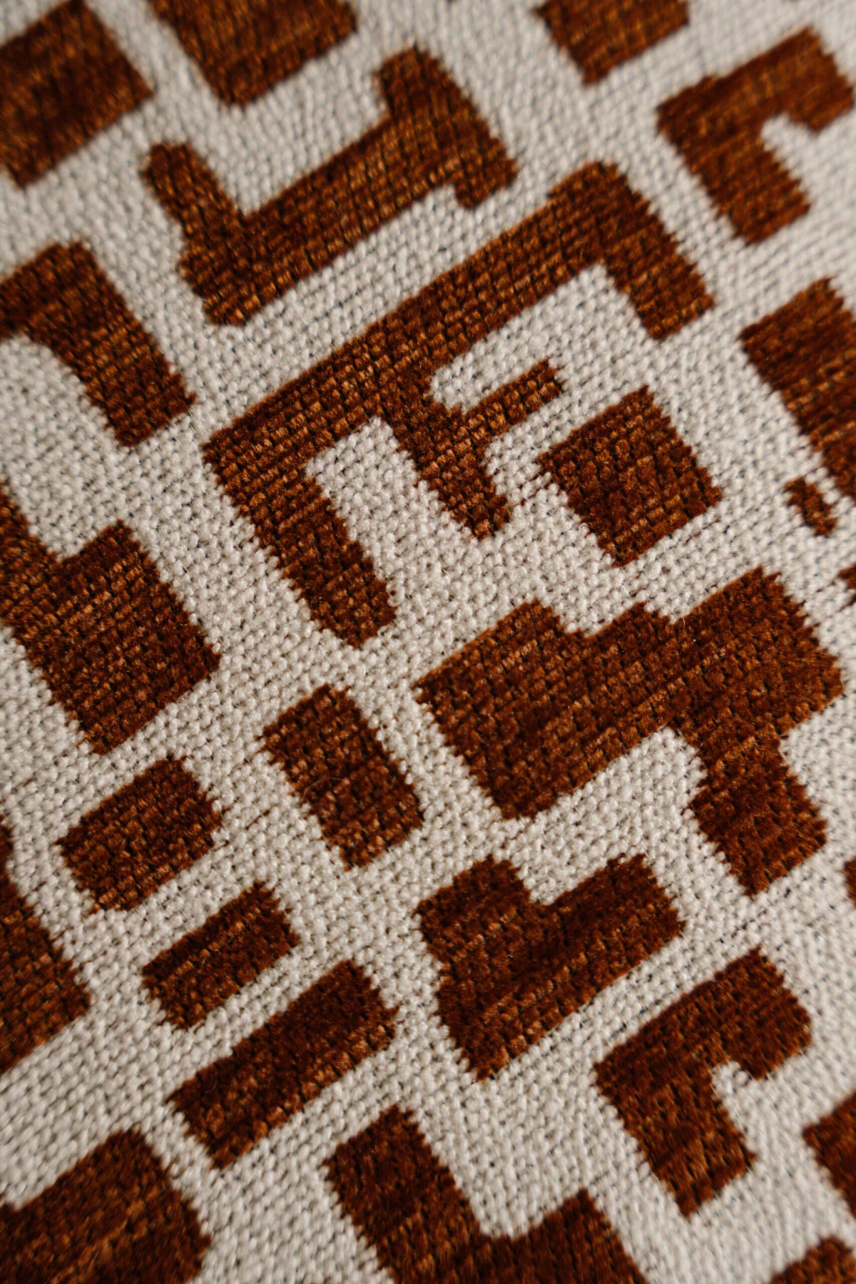 Indore Home - Fien - Pouf - Ottoman - Brown - Beige