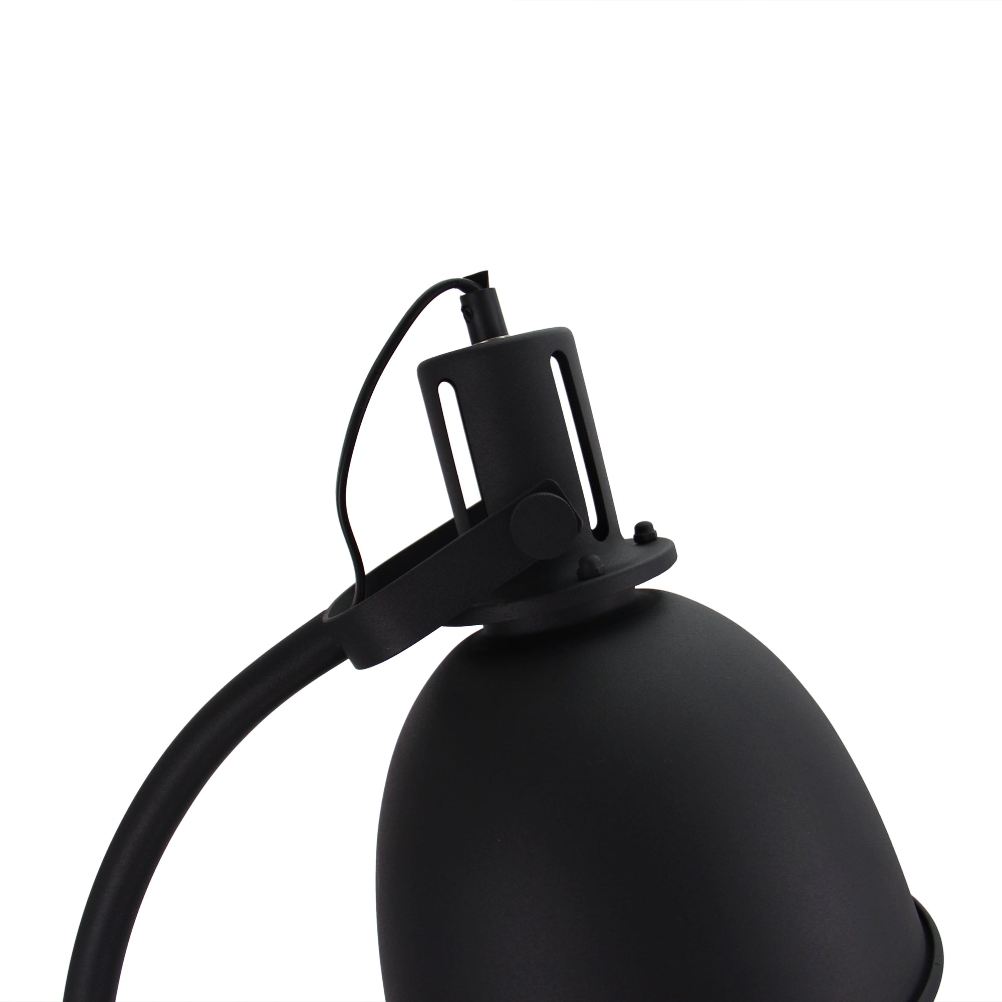 Lampada da Tavolo in Acciaio Nero Vari - Design Industriale - E27 - Alta 46 cm