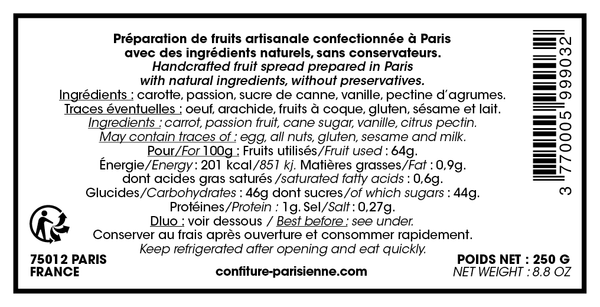 Carrot Passion Lot - Orange Vanilla - 2 X 250G