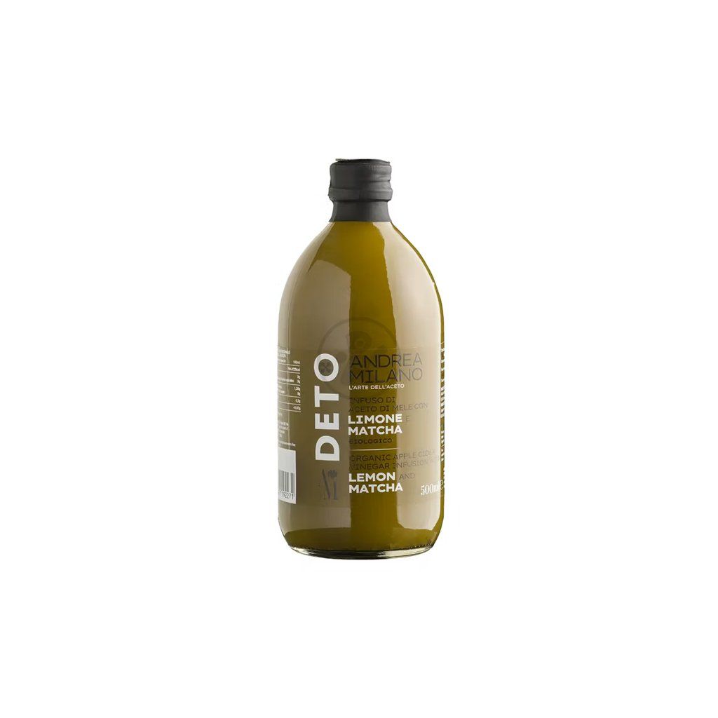 Organic Apple Cider Vinegar with Lemon and Matcha 500 ml