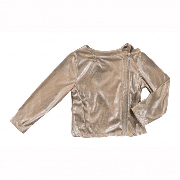 LAMINATED ECO-LEATHER JACKET