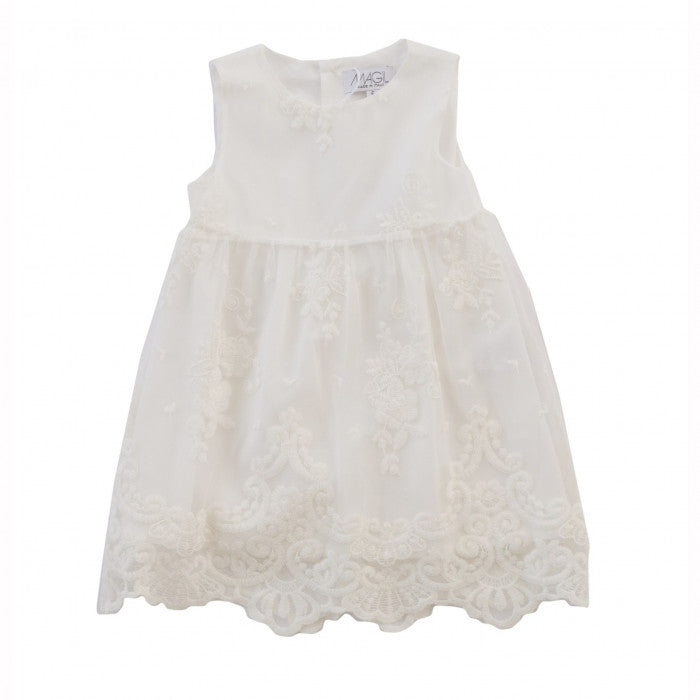 EMBROIDERED LACE DRESS BABY
